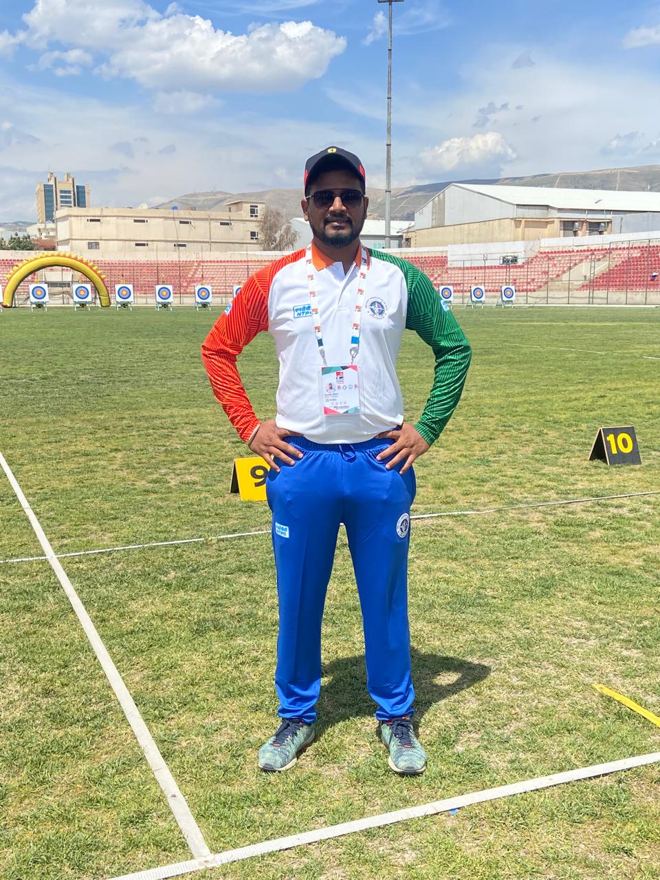 Dr. Karanbir Singh working with elite athletes