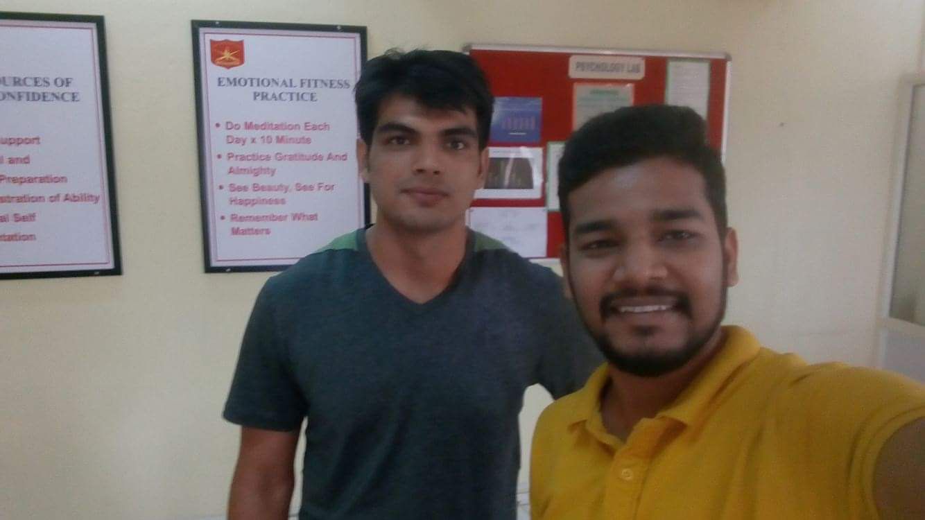 Sport psychology practitioner Dr. Karanbir Singh with coaching staff